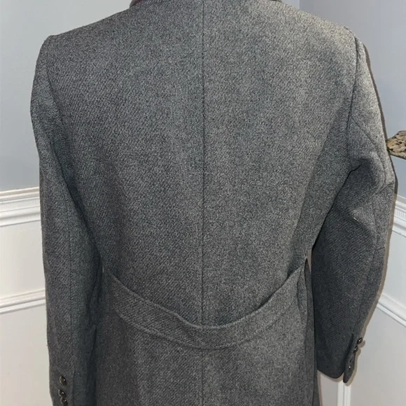 Banana Republic Grey Wool Blend Pea Coat - Picture 5 of 10